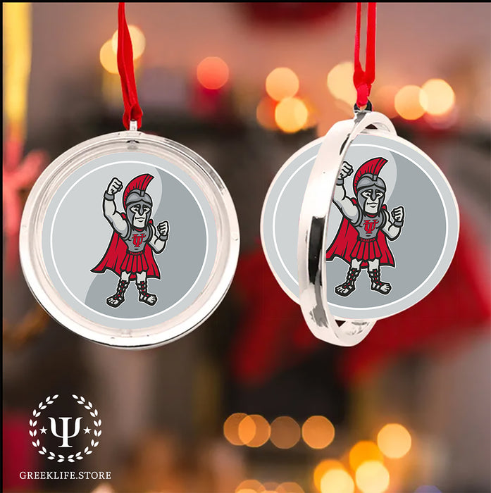 University of Tampa Christmas Reversible Flat Round Ornament