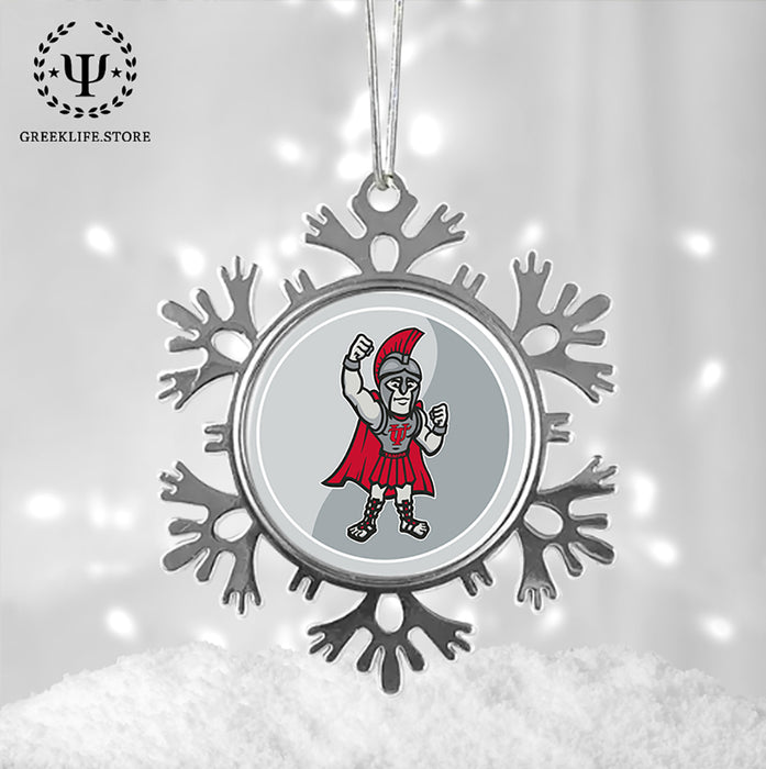 University of Tampa Christmas Ornament - Snowflake Metal