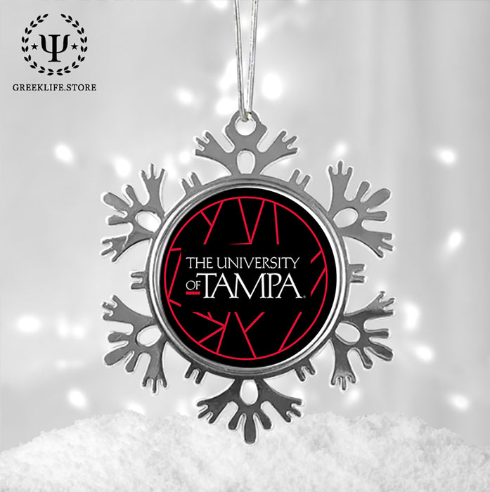 University of Tampa Christmas Ornament - Snowflake Metal