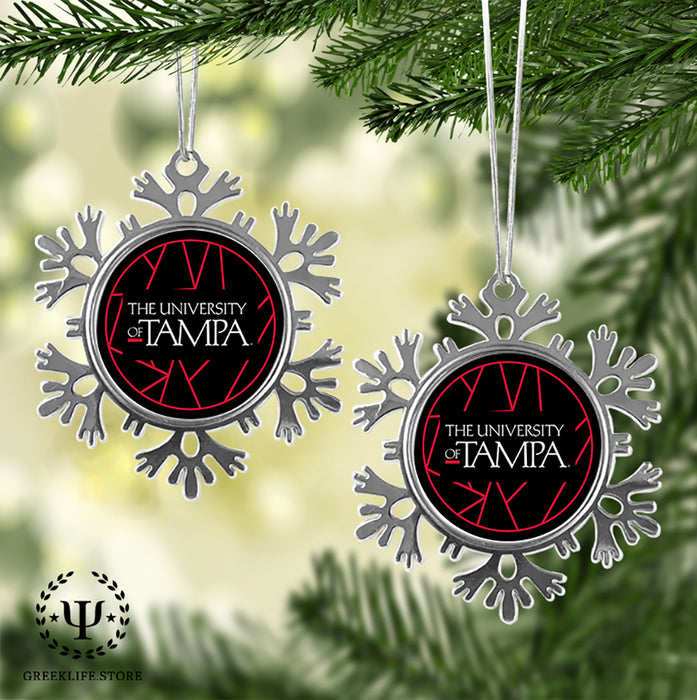 University of Tampa Christmas Ornament - Snowflake Metal