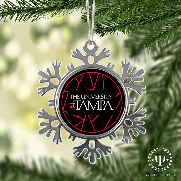 University of Tampa Christmas Ornament - Snowflake Metal