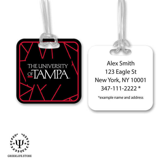 University of Tampa Luggage Bag Tag (square)