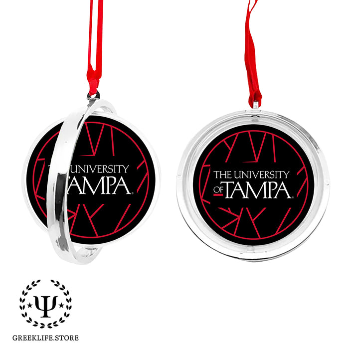 University of Tampa Christmas Reversible Flat Round Ornament