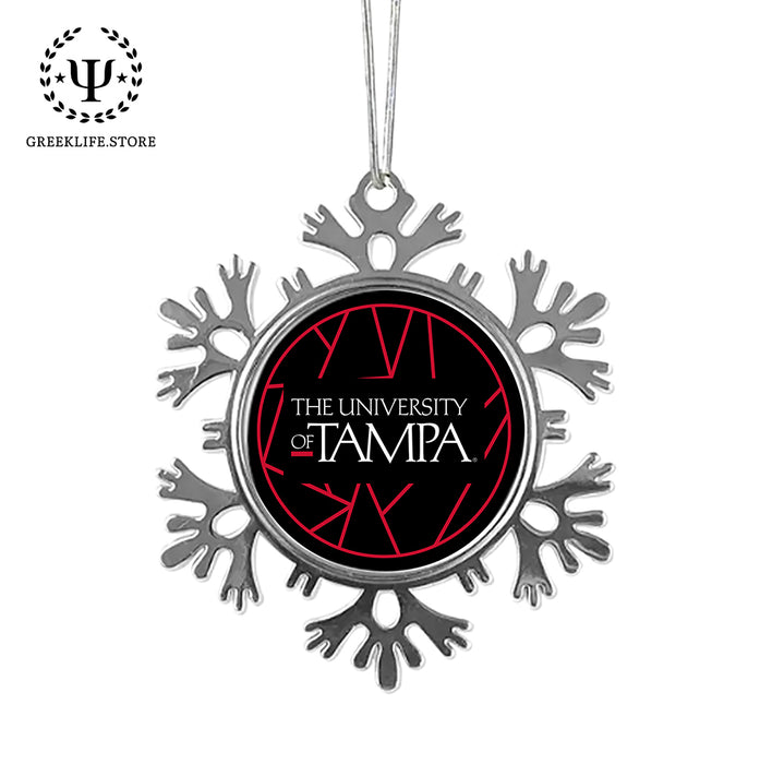 University of Tampa Christmas Ornament - Snowflake Metal