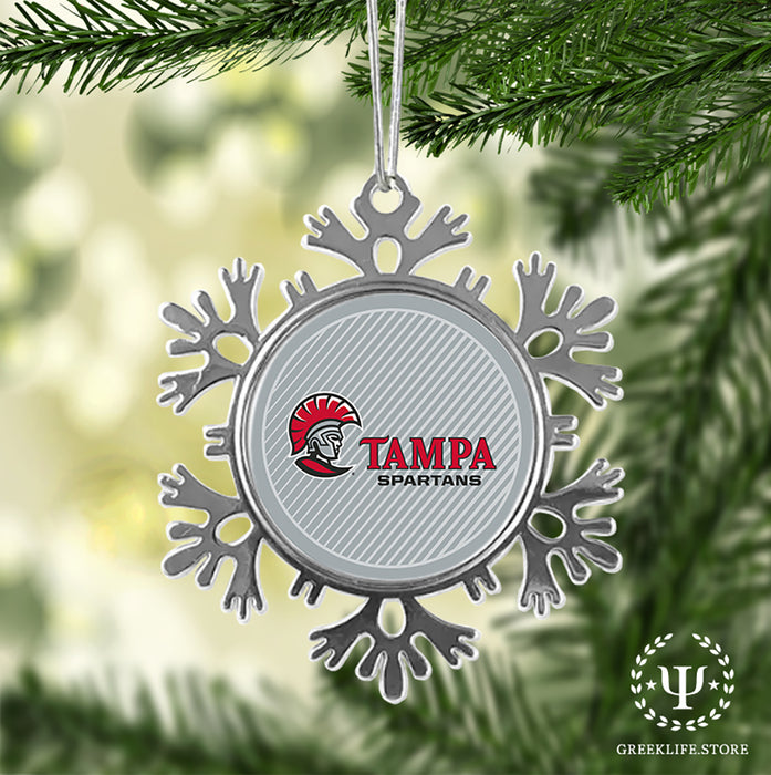 University of Tampa Christmas Ornament - Snowflake Metal