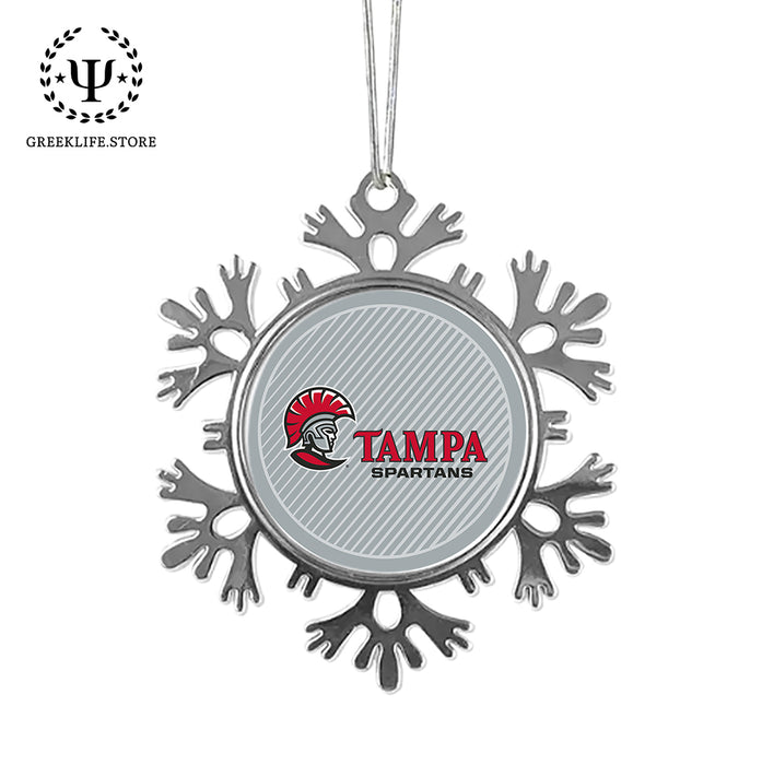 University of Tampa Christmas Ornament - Snowflake Metal