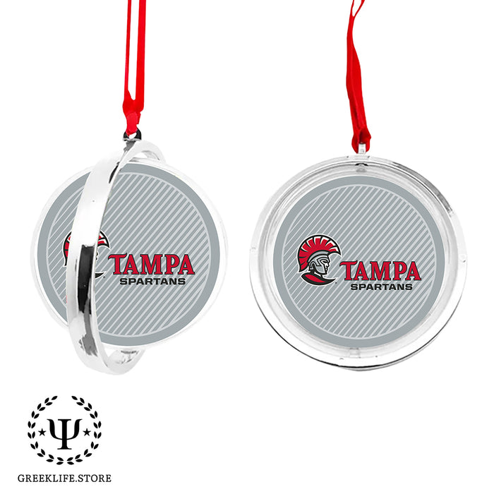 University of Tampa Christmas Reversible Flat Round Ornament