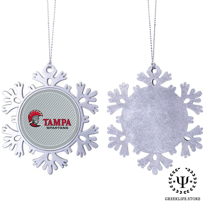 University of Tampa Christmas Ornament - Snowflake Metal