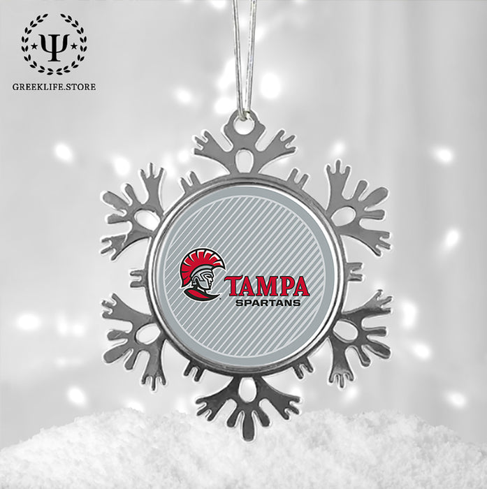 University of Tampa Christmas Ornament - Snowflake Metal