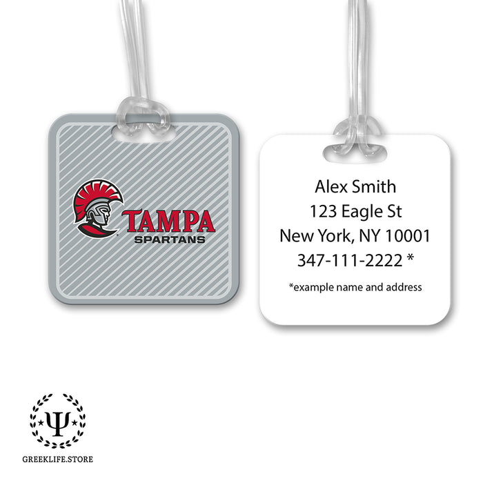 University of Tampa Luggage Bag Tag (square)