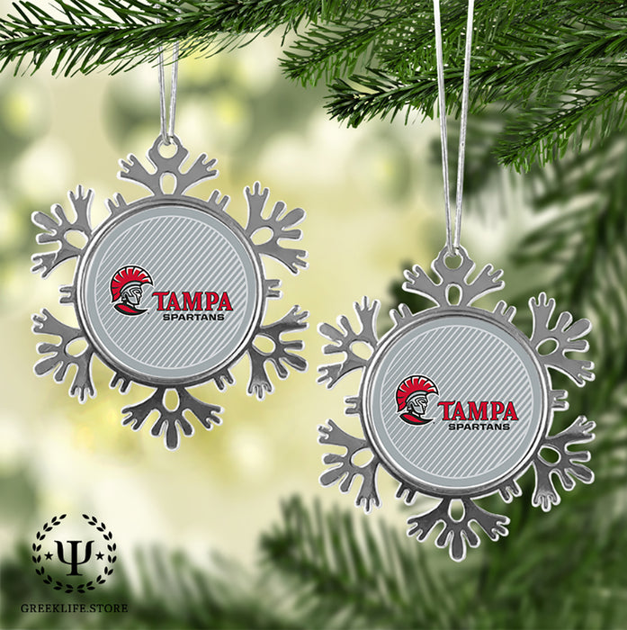 University of Tampa Christmas Ornament - Snowflake Metal