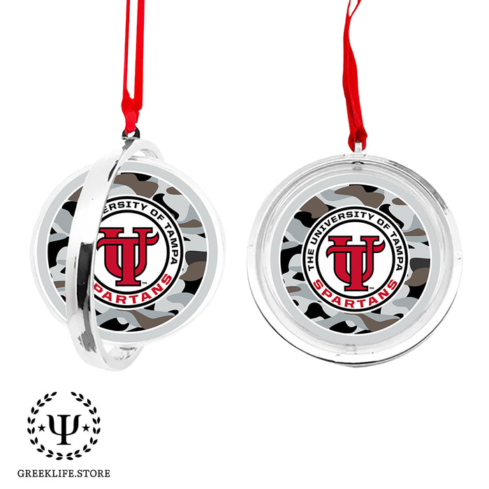 University of Tampa Christmas Reversible Flat Round Ornament