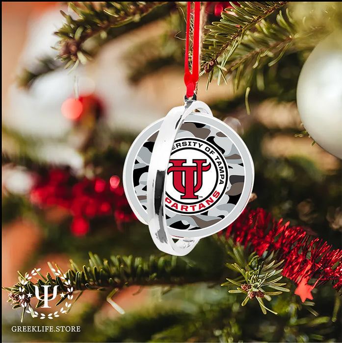 University of Tampa Christmas Reversible Flat Round Ornament