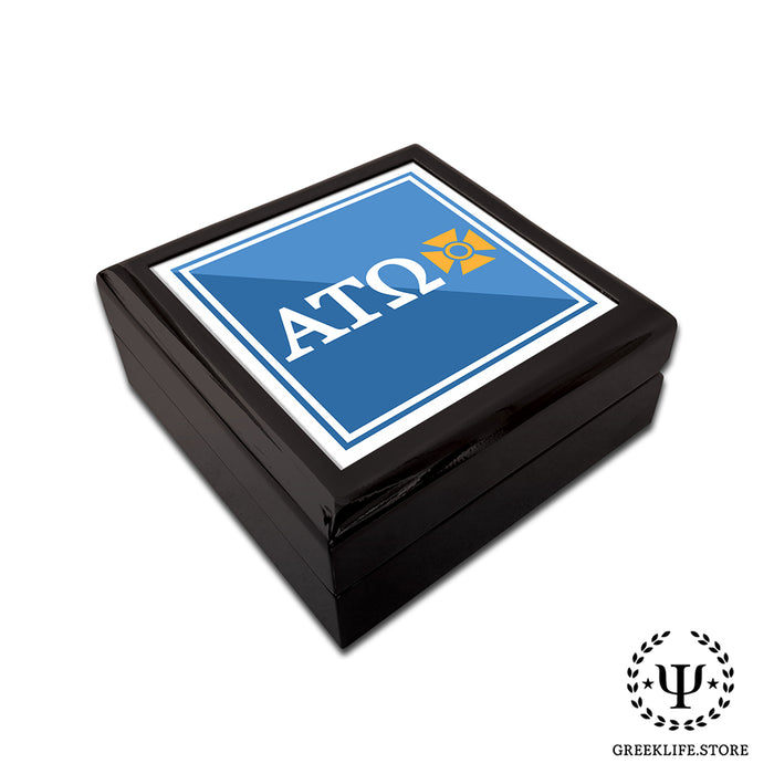 Alpha Tau Omega Keepsake Box Wooden