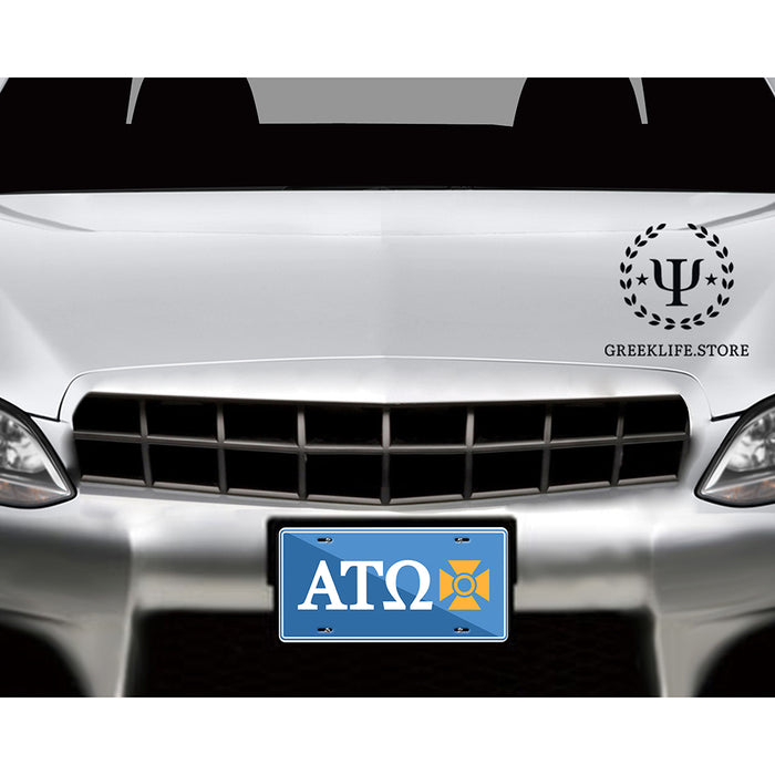 Alpha Tau Omega Decorative License Plate