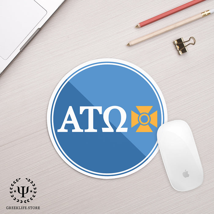 Alpha Tau Omega Mouse Pad Round