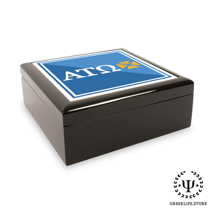 Alpha Tau Omega Keepsake Box Wooden