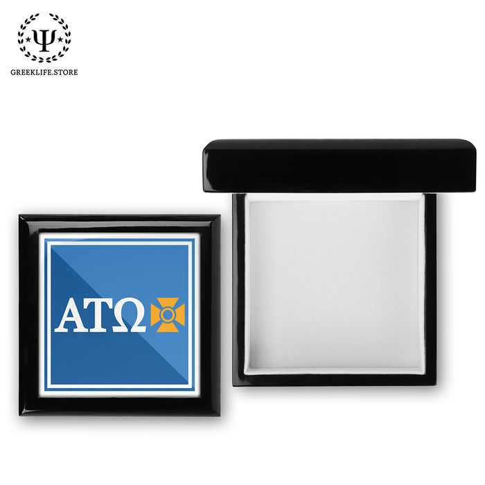 Alpha Tau Omega Keepsake Box Wooden