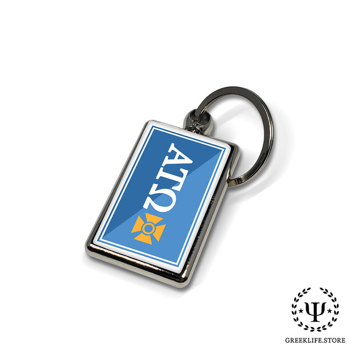 Alpha Tau Omega Keychain Rectangular