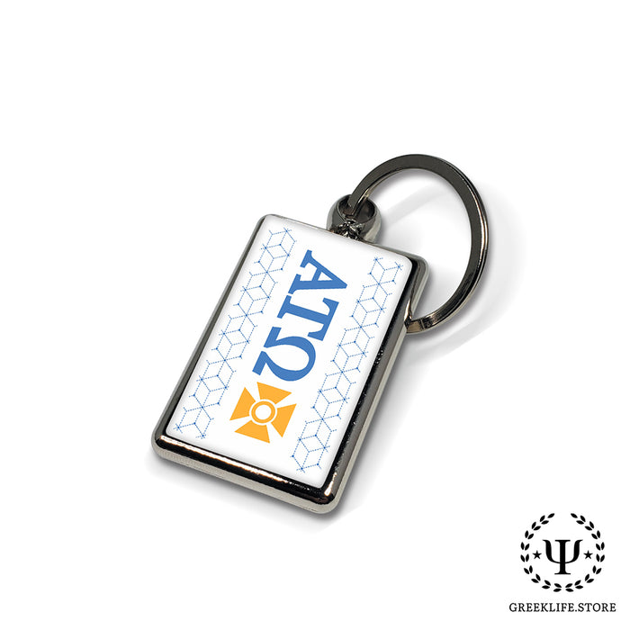 Alpha Tau Omega Keychain Rectangular