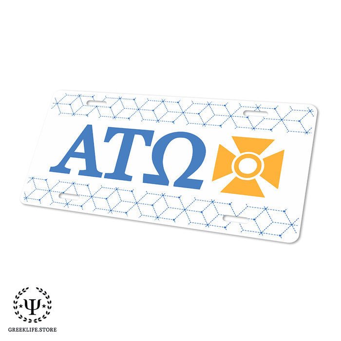 Alpha Tau Omega Decorative License Plate
