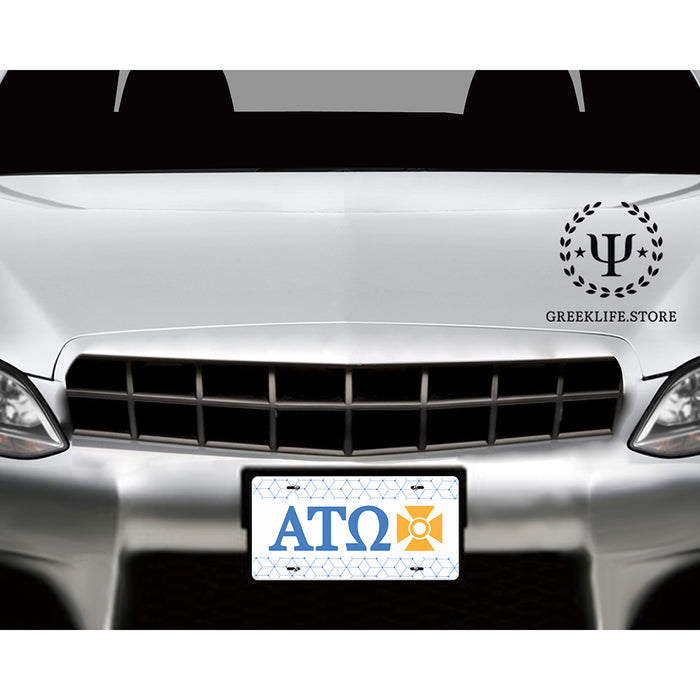 Alpha Tau Omega Decorative License Plate