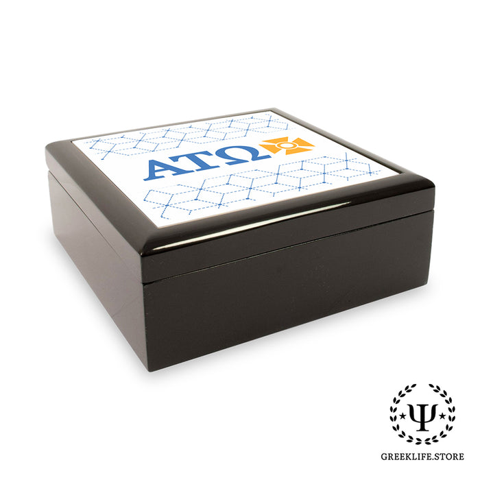 Alpha Tau Omega Keepsake Box Wooden