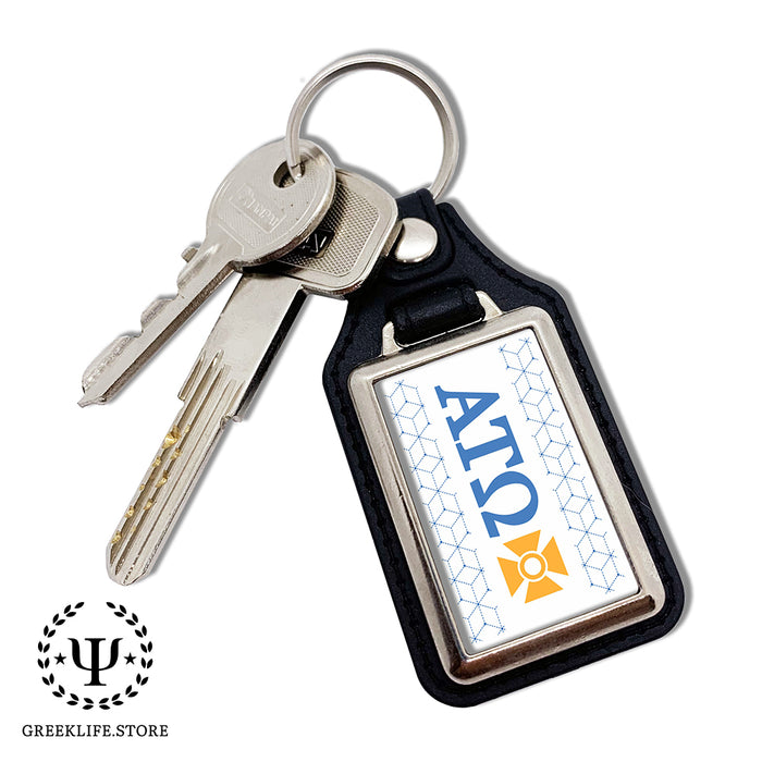 Alpha Tau Omega Keychain Rectangular
