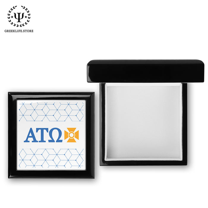 Alpha Tau Omega Keepsake Box Wooden