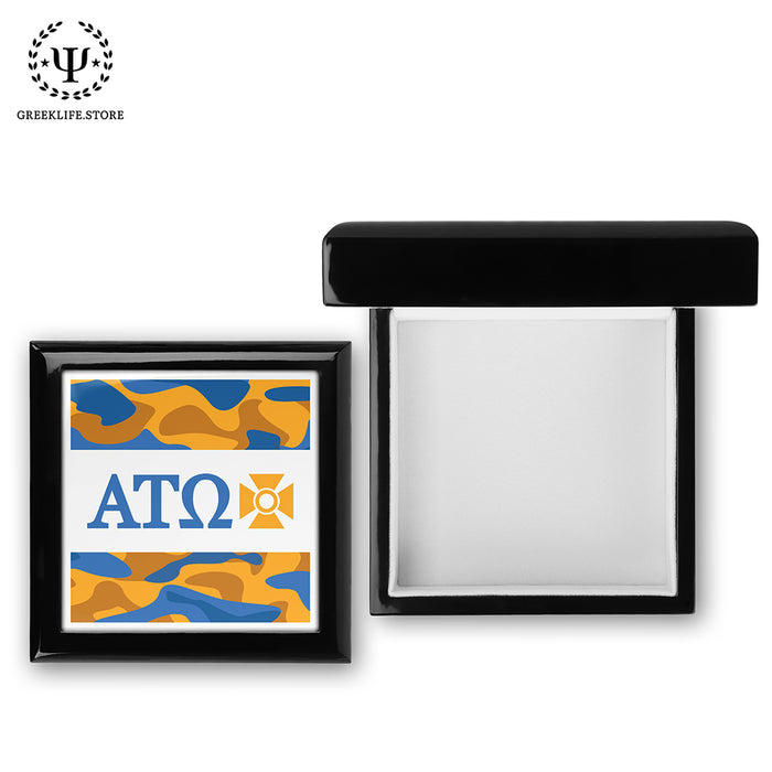 Alpha Tau Omega Keepsake Box Wooden