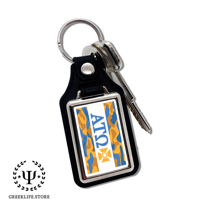 Alpha Tau Omega Keychain Rectangular