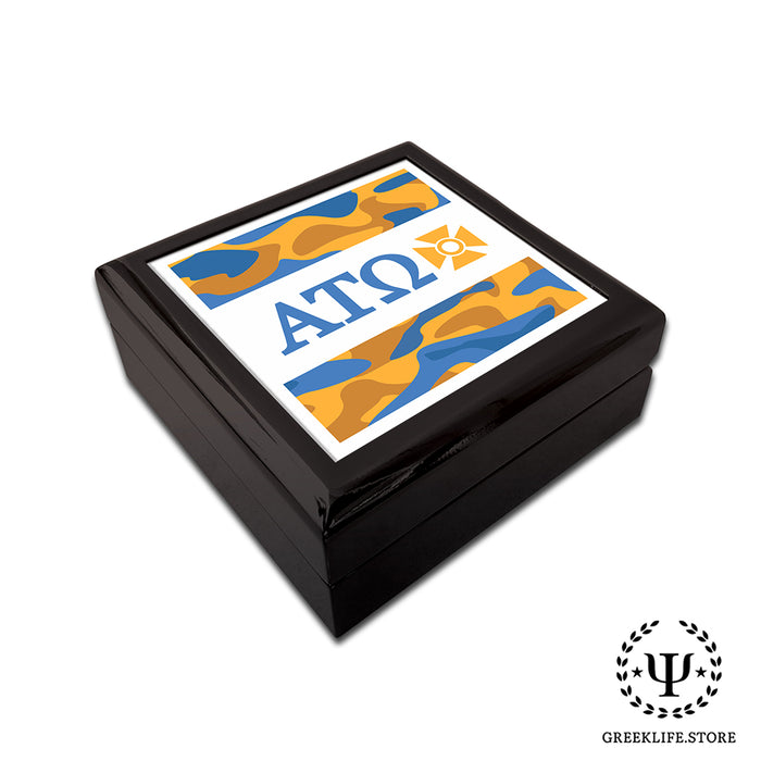 Alpha Tau Omega Keepsake Box Wooden