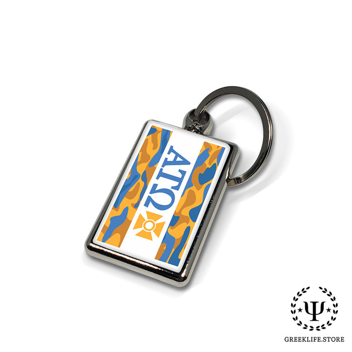 Alpha Tau Omega Keychain Rectangular