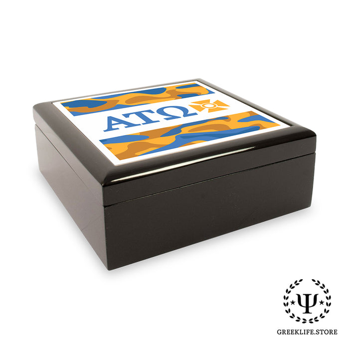 Alpha Tau Omega Keepsake Box Wooden