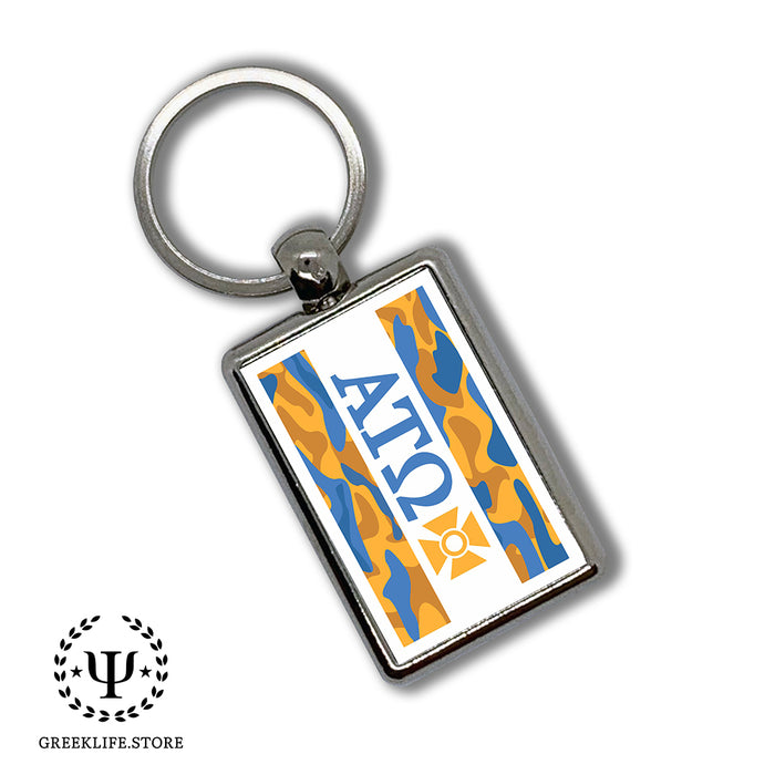 Alpha Tau Omega Keychain Rectangular