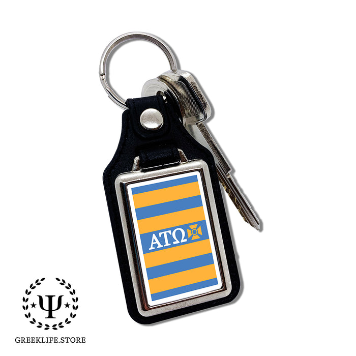 Alpha Tau Omega Keychain Rectangular