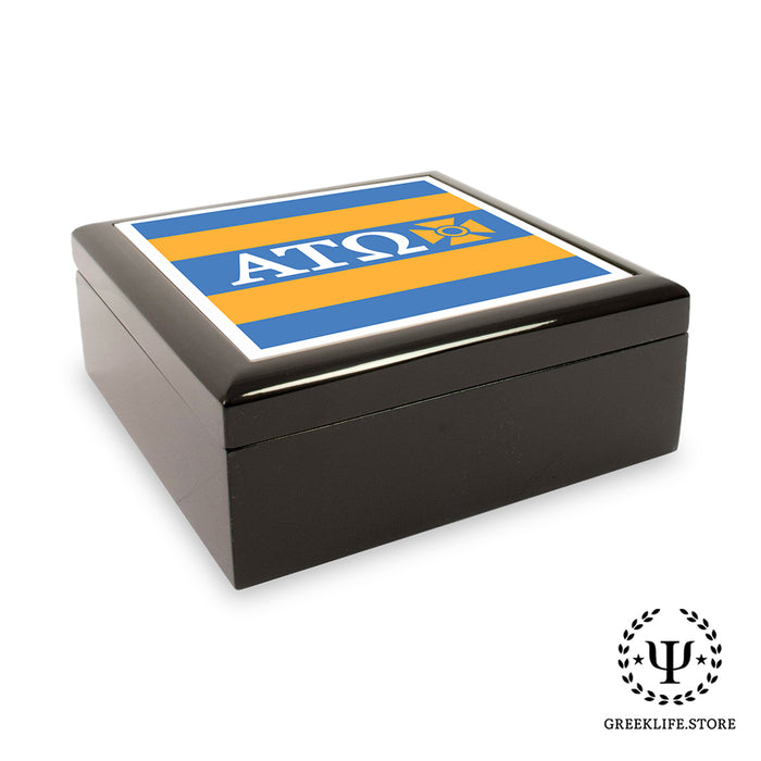 Alpha Tau Omega Keepsake Box Wooden