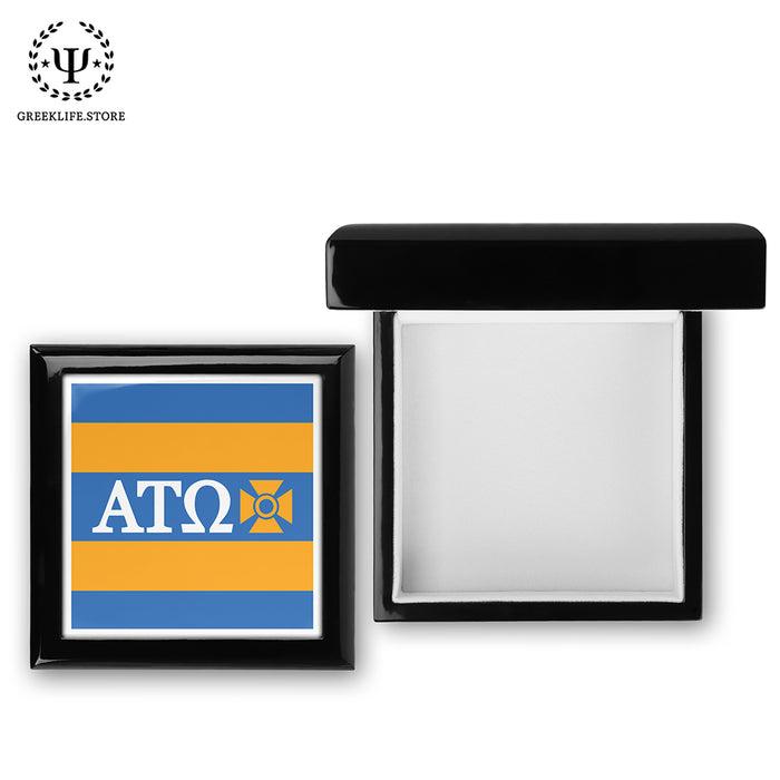Alpha Tau Omega Keepsake Box Wooden