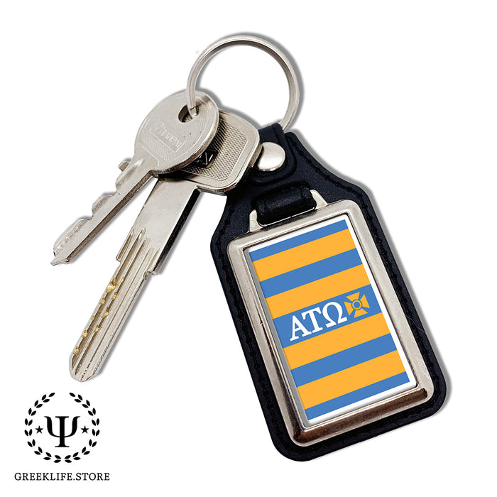Alpha Tau Omega Keychain Rectangular