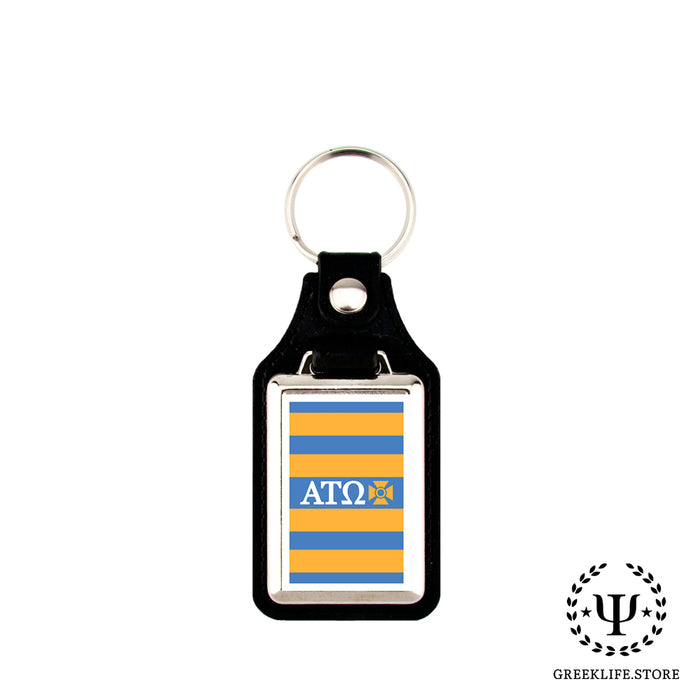 Alpha Tau Omega Keychain Rectangular