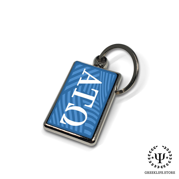 Alpha Tau Omega Keychain Rectangular
