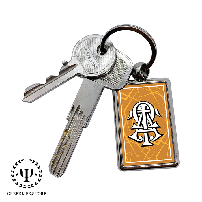 Alpha Tau Omega Keychain Rectangular