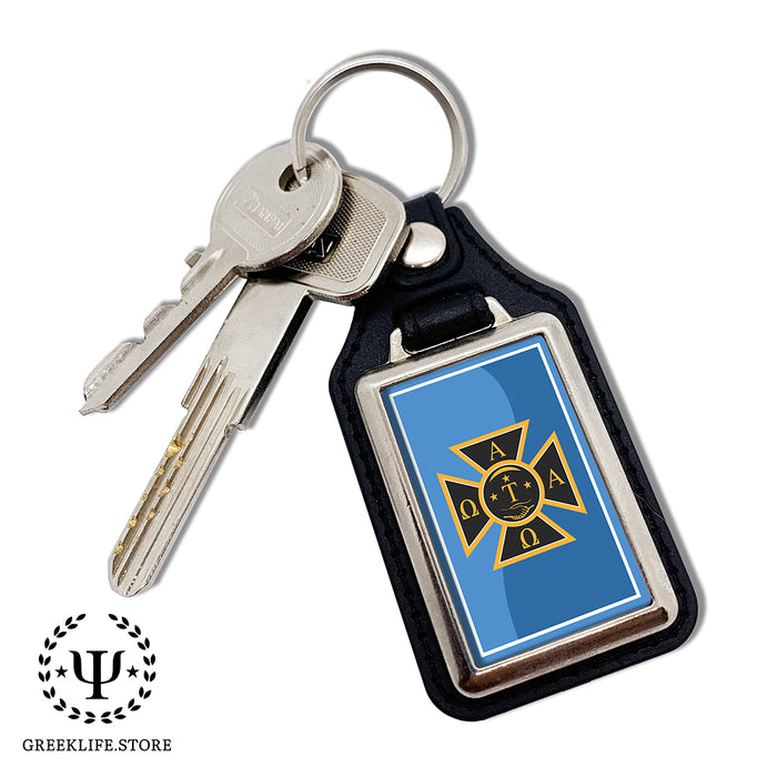 Alpha Tau Omega Keychain Rectangular