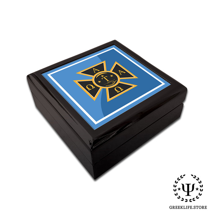 Alpha Tau Omega Keepsake Box Wooden