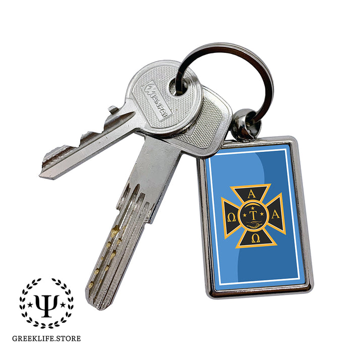 Alpha Tau Omega Keychain Rectangular