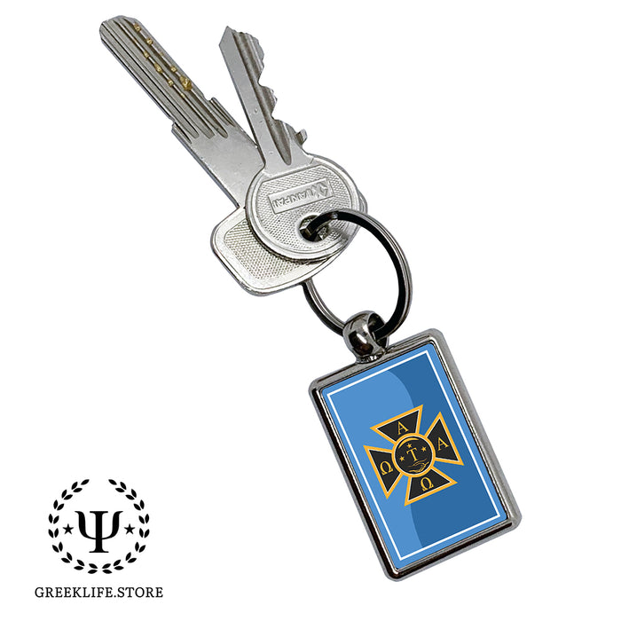 Alpha Tau Omega Keychain Rectangular
