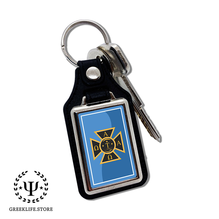 Alpha Tau Omega Keychain Rectangular