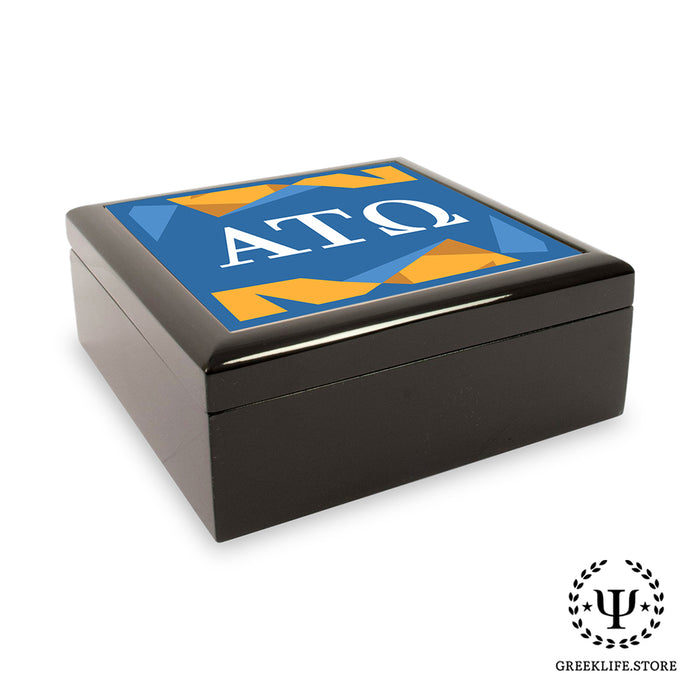 Alpha Tau Omega Keepsake Box Wooden