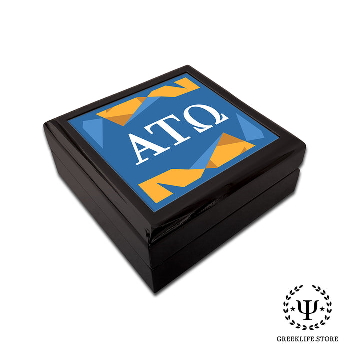 Alpha Tau Omega Keepsake Box Wooden
