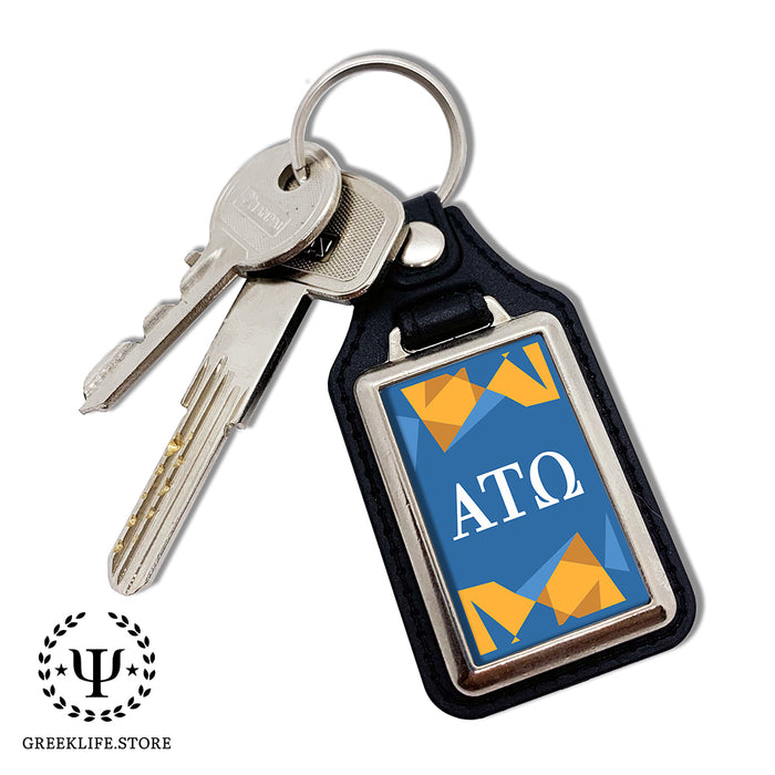 Alpha Tau Omega Keychain Rectangular